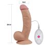 Penis realistyczne dildo z jądrami i wibracjami 21,5 cm - 3