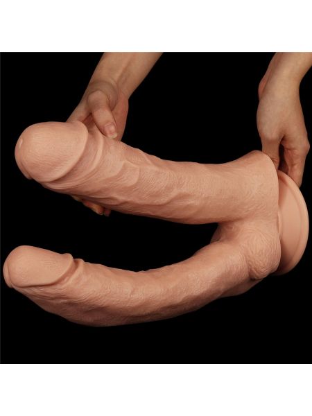 Wyżyłowane podwójne potężne dildo do sexu  33 cm - 7