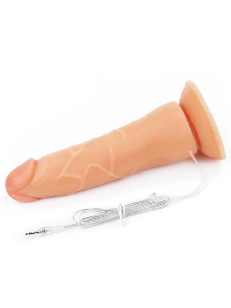 Zestaw majtki strap-on z wibrującym dildo 19cm - 11