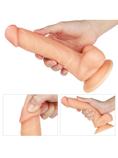 Zestaw majtki strap-on z wibrującym dildo 20cm - 14