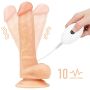 Zestaw majtki strap-on z wibrującym dildo 20cm - 17