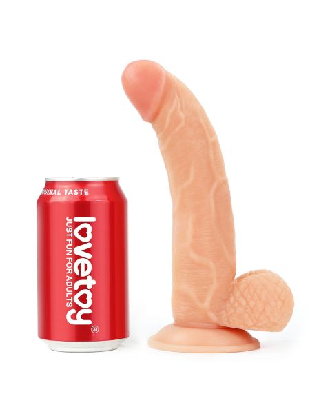 Strap-on dildo elastyczne realistyczny penis 21 cm - 11