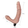 Realistyczne podwójne dildo z wypustkami strap-on - 7