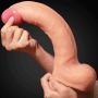 Dildo z przyssawkż grube realistyczne żylaste 30,5cm - 9