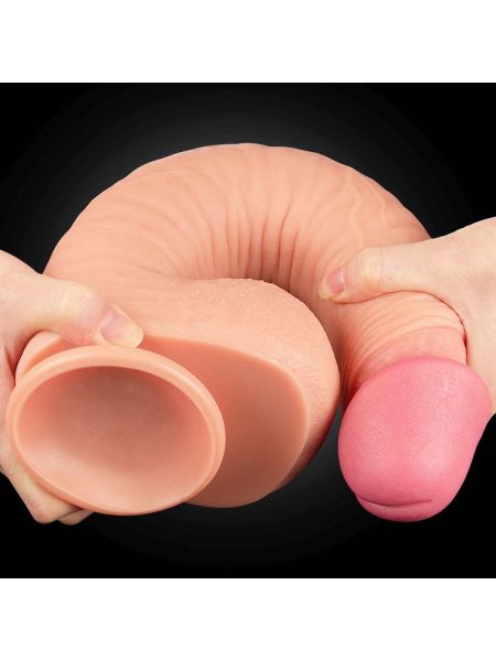 Ogromne dildo realistyczny wygląd przyssawka 30 cm - 5