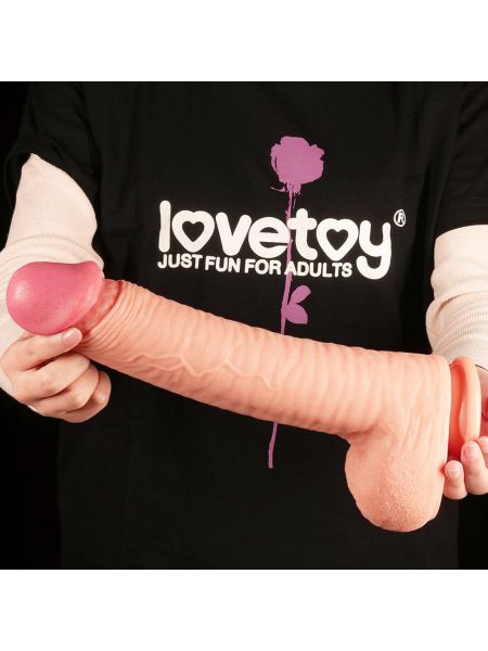 Ogromne dildo realistyczny wygląd przyssawka 30 cm - 9