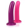 Różowe silikonowe dildo do strap-ona sex analny - 10