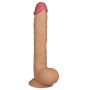 Dildo super giętkie z przyssawką i jądrami 27,5 cm - 3