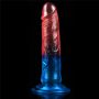 Żelowe dildo penis silikonowyy z przyssawką - 7