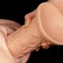 Ogromne z przyssawką dildo realistyczny wygląd  24 cm - 4