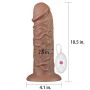 Dildo murzyńskie ogromne żyły i przyssawka 26,5 cm - 3