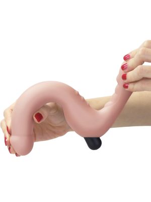 Sex lesbijski 3 poziomy wibracji podwójne dildo - image 2