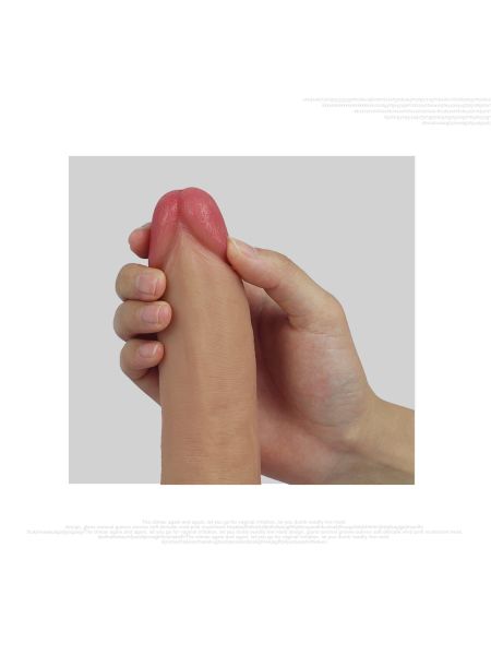 Silikonowe realistyczne dildo z przyssawką 20,5 cm - 10