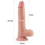 Silikonowe realistyczne dildo z przyssawką 20,5 cm - 4