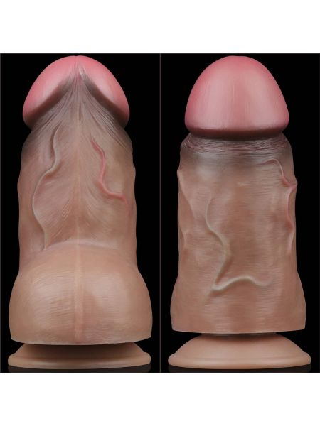 mega grube dildo żylaste realistyczne obwód 21,5cm - 10