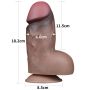 mega grube dildo żylaste realistyczne obwód 21,5cm - 3