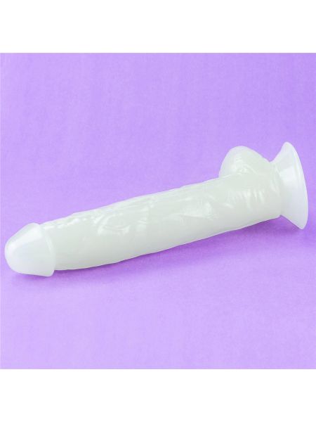 Elastyczne dildo z przyssawką podświetlane 25,5cm - 16