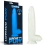 Elastyczne dildo z przyssawką podświetlane 25,5cm - 2