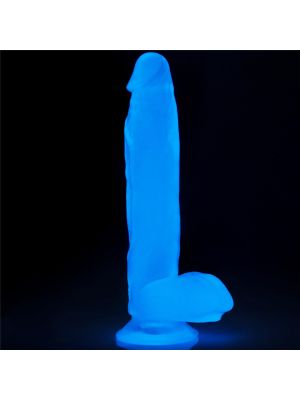 Elastyczne dildo z przyssawką podświetlane 25,5cm - image 2