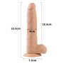 Wielki penis dildo realistyczny orgazm na przyssawce - 3