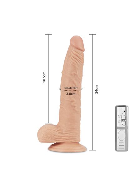 Żylaste dildo z realistyczna tekstura idealna zabawka - 8