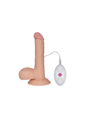 Wibrujące dildo z przyssawką wyżyłowany 18 cm - image 2