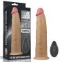 Analny giętki penis z przyssawką żylasty 23cm - 2