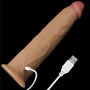 Analny giętki penis z przyssawką żylasty 23cm - 15