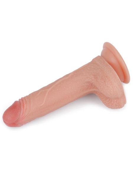 Zabawka erotyczna penis na przyssawce  żylasty 18,5 - 3