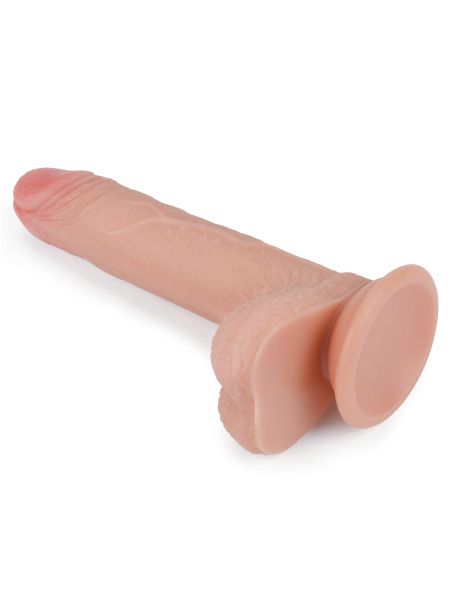 Zabawka erotyczna penis na przyssawce  żylasty 18,5 - 6