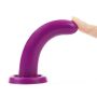 Fioletowe dildo do strap-ona zabawy analne silikonowy 11 cm - 7