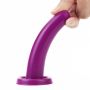 Fioletowe dildo do strap-ona zabawy analne silikonowy 11 cm - 8