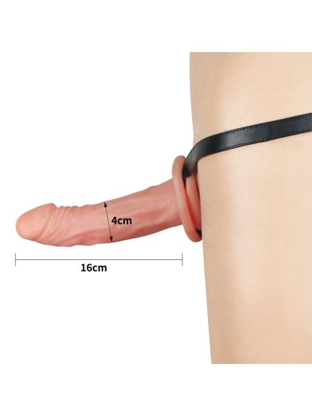 Majtki strap-on sex analny żylasty trzon 18 cm - 2