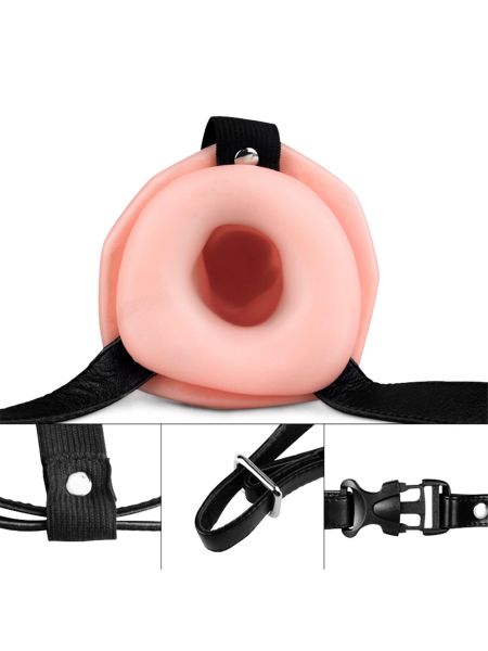 Majtki strap-on sex analny żylasty trzon 18 cm - 6