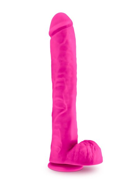 Wielke realistyczne dildo przyssawka strap-on 35cm