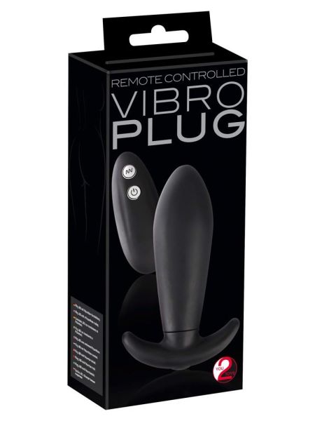 Stożkowa wtyczka analna plug korek wibracyjny12cm