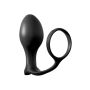 Korek analny ass gasm cock ring advanced black - 6