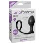 Korek analny ass gasm cock ring advanced black - 5