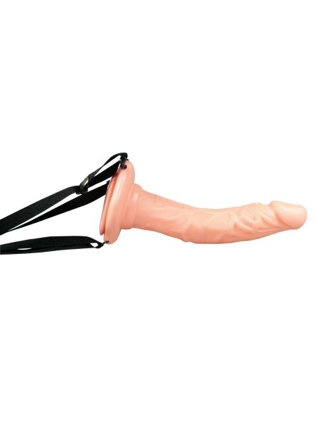 Strap-on majtki na szelkach z realistycznym dildo - 5