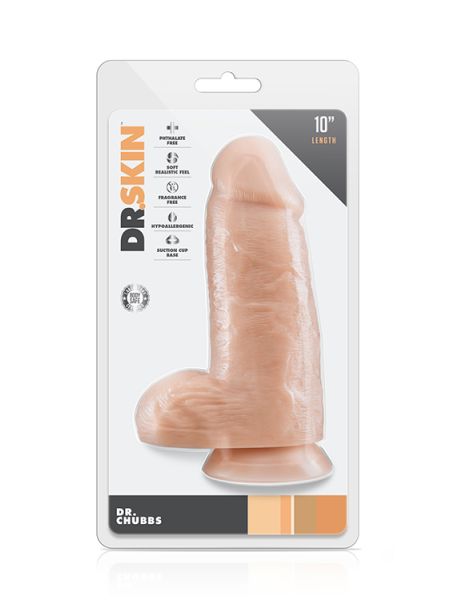 Dildo gruby realistyczny penis z przyssawką 25,5cm - 3