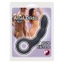 Korek analny czarne dildo analne z uchwytem 13,5cm - 2