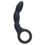 Korek analny czarne dildo analne z uchwytem 13,5cm - 4