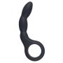 Korek analny czarne dildo analne z uchwytem 13,5cm - 5