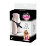 Strap-on czarne majtki z silikonowym dildo 10 cm - 8