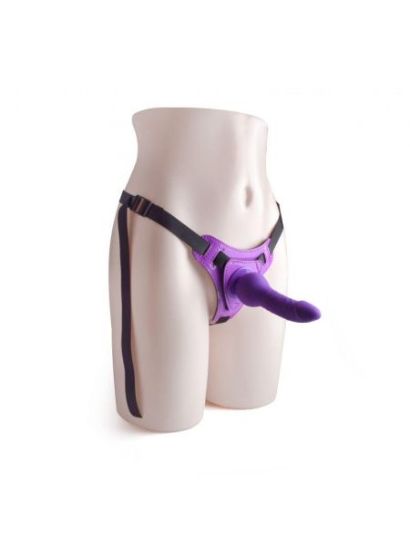 Uprząż Strap-on regulowane szelki dildo penis 14cm