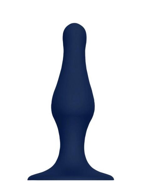 Zatyczka gładki korek plug analny dildo z przyssawką - 3