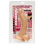 Dildo cieliste wyżyłowany penis z przyssawką 19 cm - 2