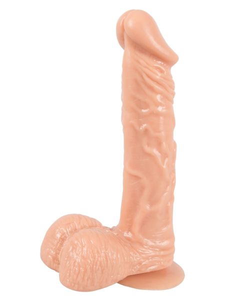 Dildo duże giętkie realistyczne przyssawka 22,5 cm - 7