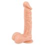 Dildo duże giętkie realistyczne przyssawka 22,5 cm - 9