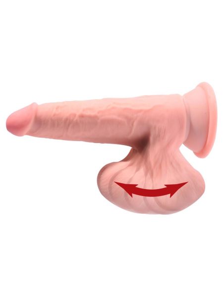 Dildo realistyczne żylaste z wielkimi jądrami 15cm - 7